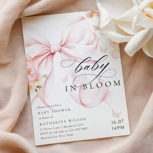 Faire-part de naissance Baby In Bloom Arc en Ciel
