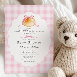Faire-Part de Naissance Bébé Fille avec Petit Pain