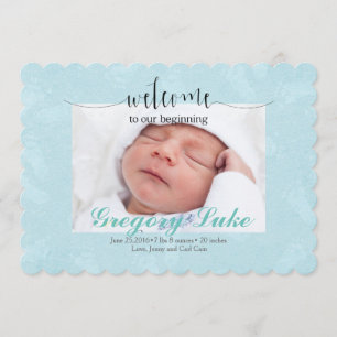 FAIRE-PART DE NAISSANCE BÉBÉ GARY