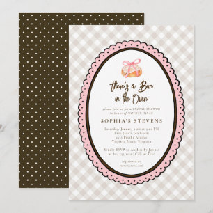 Faire-Part de Naissance Bun dans le Four