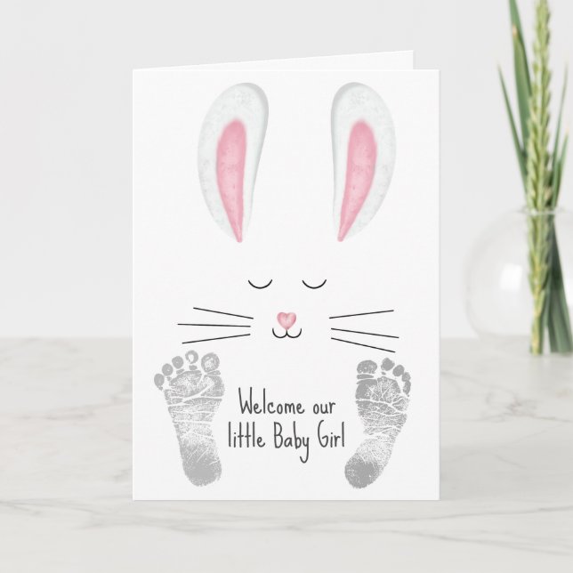 Faire-part de naissance Bunny (Devant)