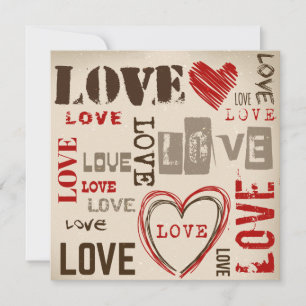 Faire-part de naissance de photo d'amour