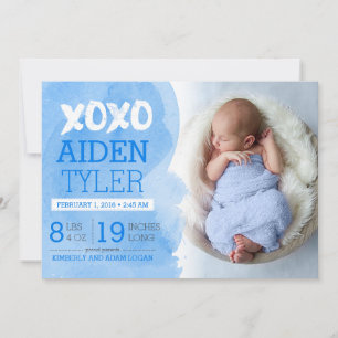 Faire-part de naissance de XOXO