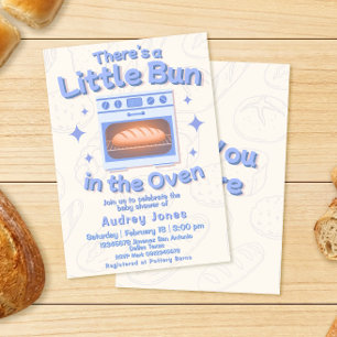 Faire-Part de Naissance Garçon « Bun in the Oven »