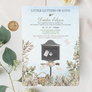 Faire-Part de Naissance Little Letters Of Love
