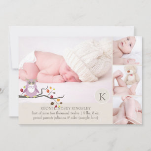 faire-part de naissance modèle photo de PixDezines