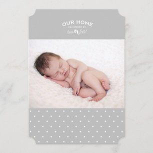 Faire-part de naissance : notre maison s'est