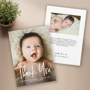 Faire-part de naissance personnalisé avec photo de