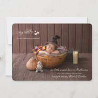 Faire-part de naissance photo Little Hearts