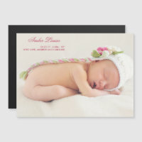 Faire-part de naissance photo personnalisée pour l
