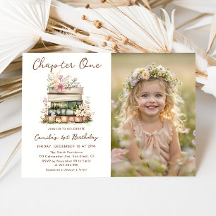 Faire-part de naissance photo pour 1er anniversair