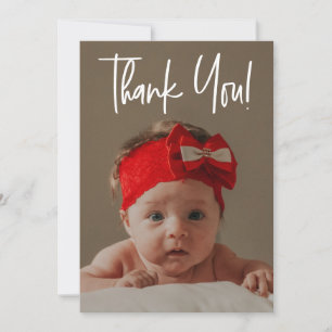 Faire-part de naissance photo verticale pour bébé 