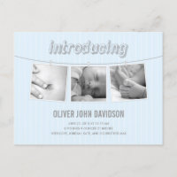 Faire-part de naissance photos accrocheuses - Baby