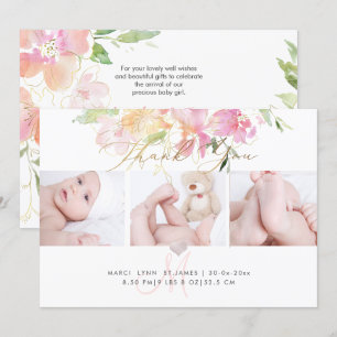 Faire-part de naissance PixDezines+Merci de douche