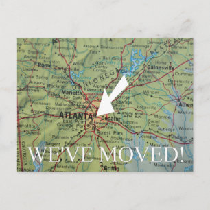 Faire-part de nouvelle adresse Atlanta