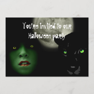 Faire-part de partie de Halloween