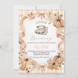 Faire-Part de Réception de Mariage Love Is Brewing