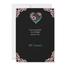 Faire-part de Remise de Cadeaux de Mariée Cœur Élé