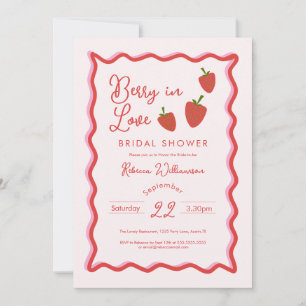 Faire-part de Remise de Cadeaux de Mariée Strawber