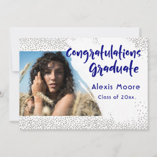 Faire-part de remise de diplôme avec confettis arg