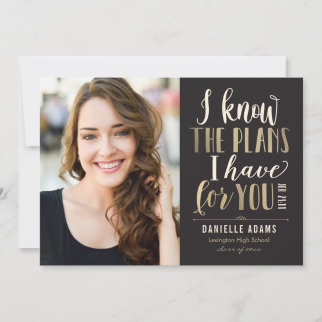 Faire-part de remise de diplôme EDITABLE COULEUR (Devant)