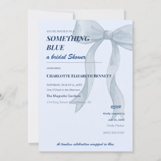 Faire-Part de Remise de Mariée Something Blue Luxe