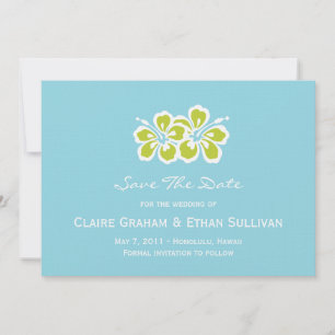 Faire-part de sauvegarde du plaisir d'Hibiscus