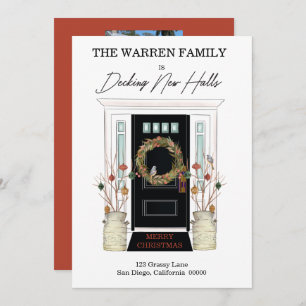 Faire-part Deck New Halls Ferme Noël Photo Déménagement