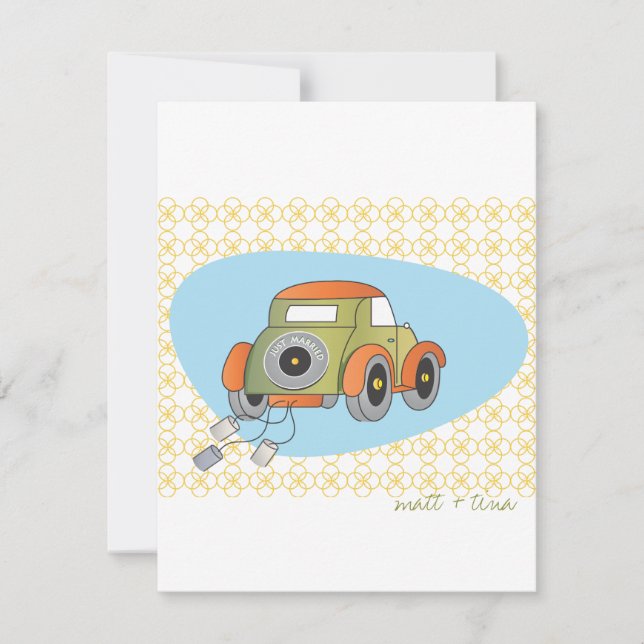 Faire-part d'Elopement et invitation à célébrer (Devant)