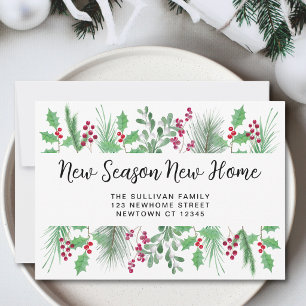 Faire-part Déménagement de Noël