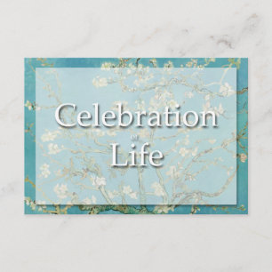 Faire-part d'enterrement de célébration de Van