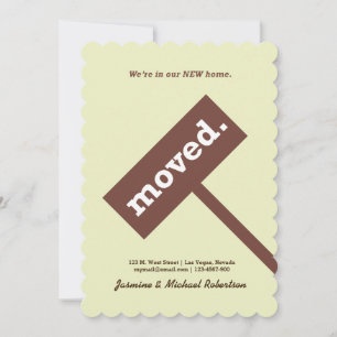 Faire-part déplacé.