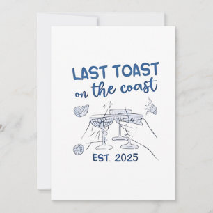 Faire-part Dernier toast sur la Côte Est 2025