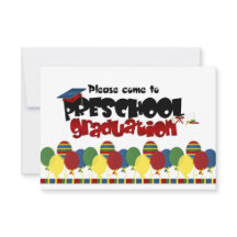 Faire-part d'études préscolaires Invitation