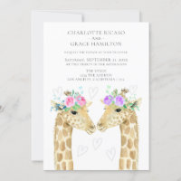 Deux mariées Giraffe Mariage gay