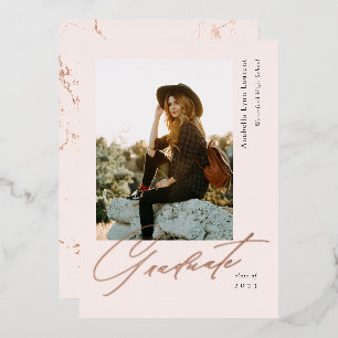 Faire-part d'huile photo de script d'études supéri