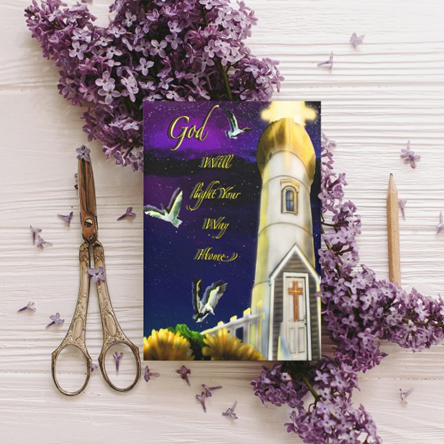 Faire-part Dieu Vous Fera Rentrer À La Maison Bien (Créateur téléchargé)