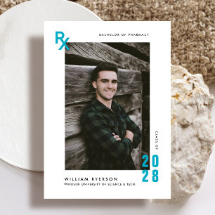 Faire-part d'invitation à la graduation en pharmac