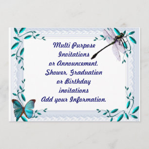 Faire-part d'invitation multifonction