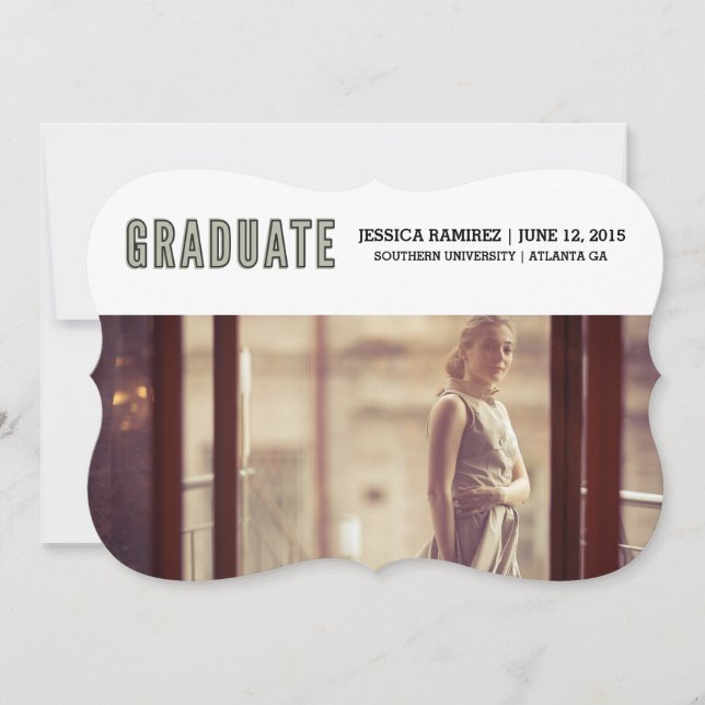 Faire-part diplômé (Devant)