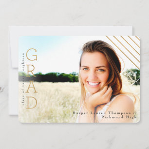 FAIRE-PART DIPLÔMÉ D'OR