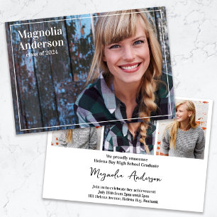 Faire-part Diplôme photo complet