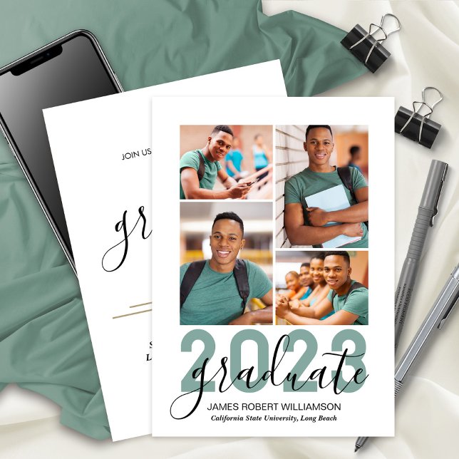 Faire-part Diplôme universitaire 2023 Partie 4 Photos (Créateur téléchargé)