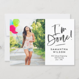 Faire-part d'obtention du diplôme