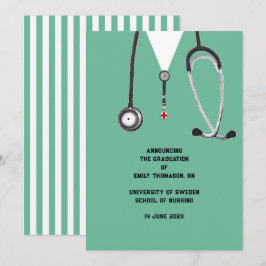 Faire-part d'obtention du diplôme de l'école de so