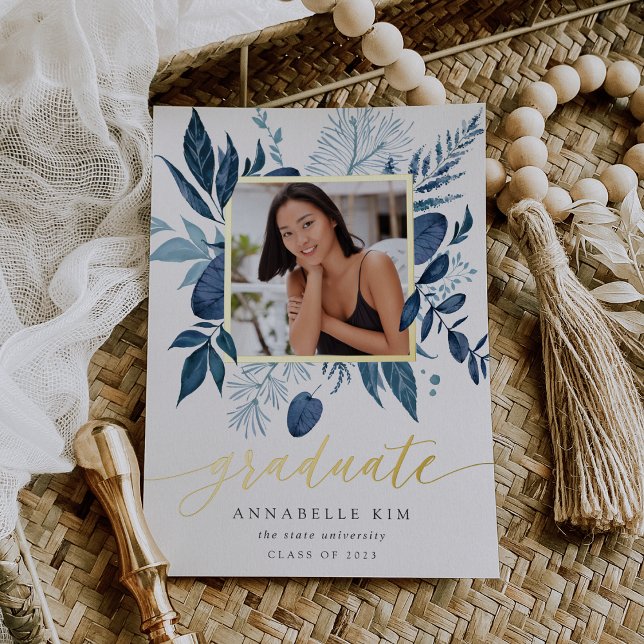 Faire-part d'obtention d'un diplôme avec photo Wil (Créateur téléchargé)