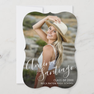 Faire-part d'obtention d'un diplôme de signature m