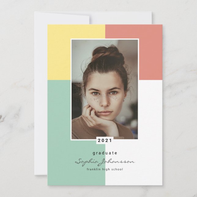 Faire-part d'obtention d'un diplôme tout simplemen (Devant)