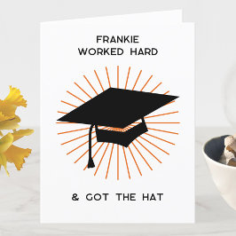 Faire-part Drôle Graduation personnalisée