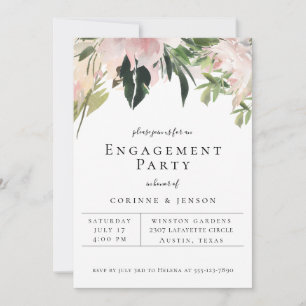 Faire-part Dusty Mauve Botanique Floral
